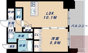 スプランディッド江坂駅前の物件間取画像